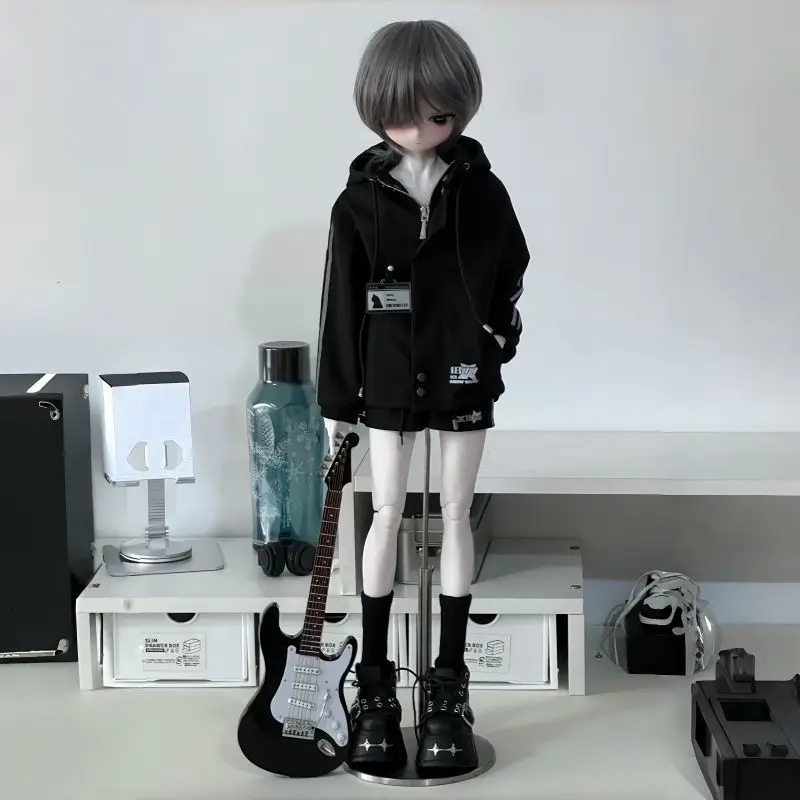 1/4 Doll's Clothes Suit for 45cm Bjd Doll Windbreaker Set Fat-fitting Play House Gift Dress Up Toys Doll Accessories, No Doll