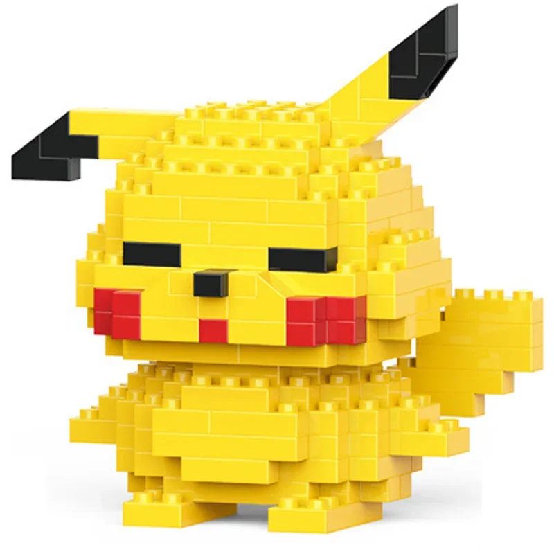 NEW Mini Super Mario Bros Figures Disney Stitch Building Blacks Cartoon Anime Pokemon Pikachu Assembled Bricks Kids Toy Gift