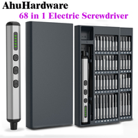 68 in 1 Electric Screwdriver Kits 5 Torque Settings Precision Power Tool Magnetic Screw Driver Bits for iphone Glasses iWatch PC