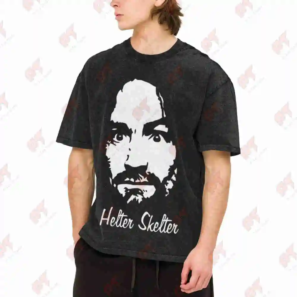 Marilyn Manson Vintage Washed Tee Pure Cotton T-Shirt