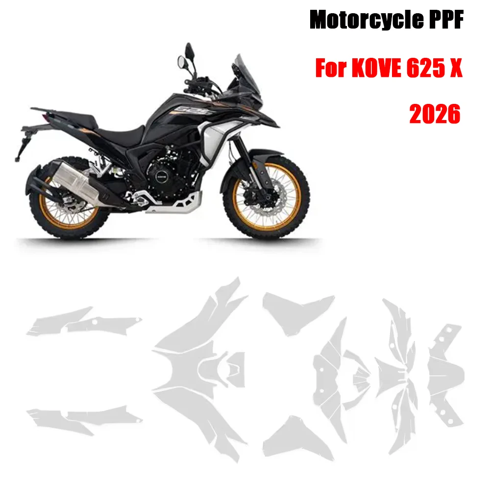 625 x 625X 2026 Motorcycle PPF For KOVE 625 X 625x TPU Paint Protection Fairing Protection Clear Anti-scratch Film Accessories