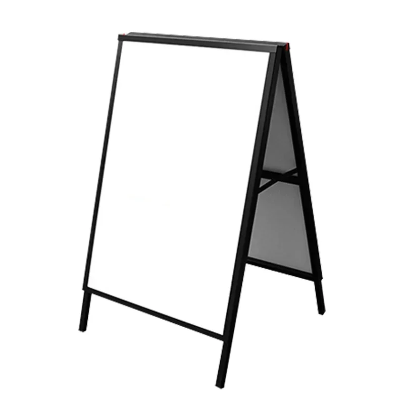 Portable poster stand, double-sided folding advertising, vertical floor-standing display stand, outdoor display board, windproof