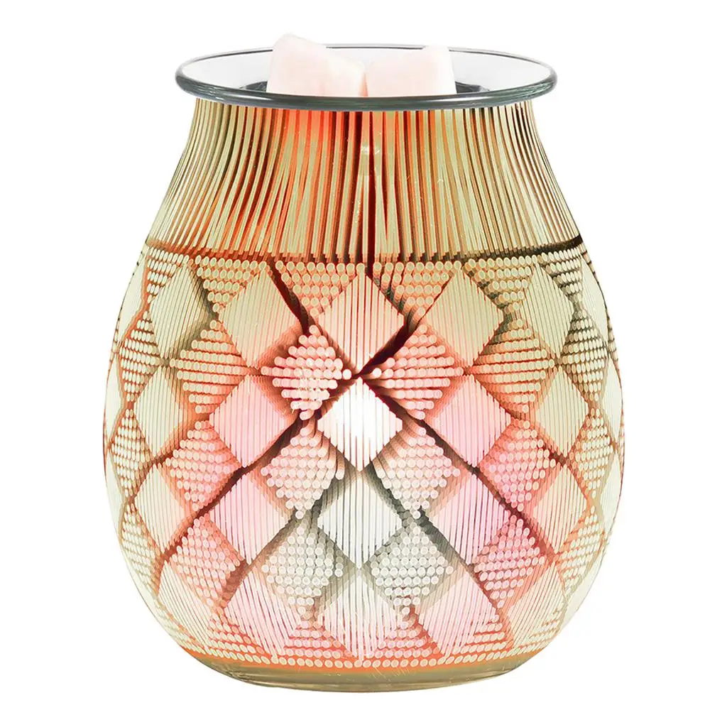 Portable Electric Wax Melt Burner Incense Candle Fragrance Aroma Heater Essentail Oil Burner Lamp for Spa Home Office Bedroom