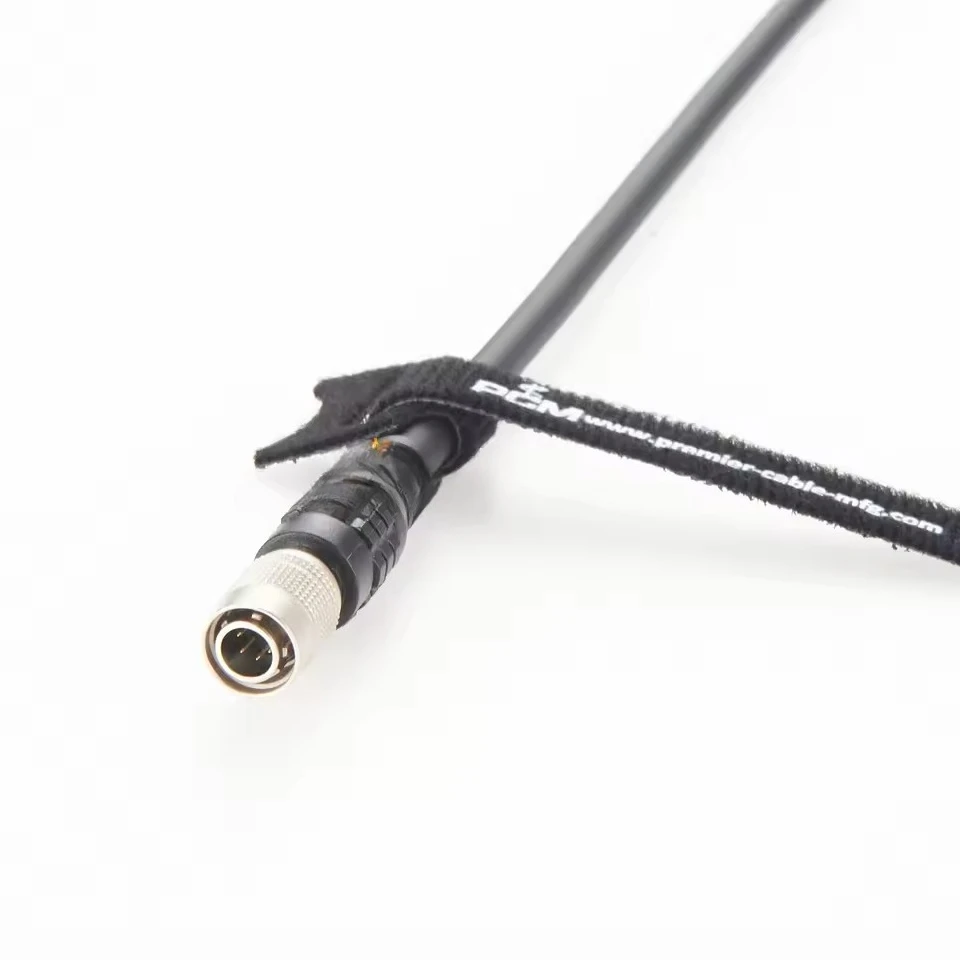 HR10A-10P-12S Female Angled to Open End Power I/O Trigger Cable for Machine Vision Camera Integrator Sensor