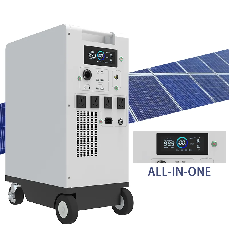 All-In-One Grade 51.2V LiFePO4 Lithium 300Ah 10-20kW Smart Pure Sine Wave AC/DC Inverter CAN Communication Home Appliances