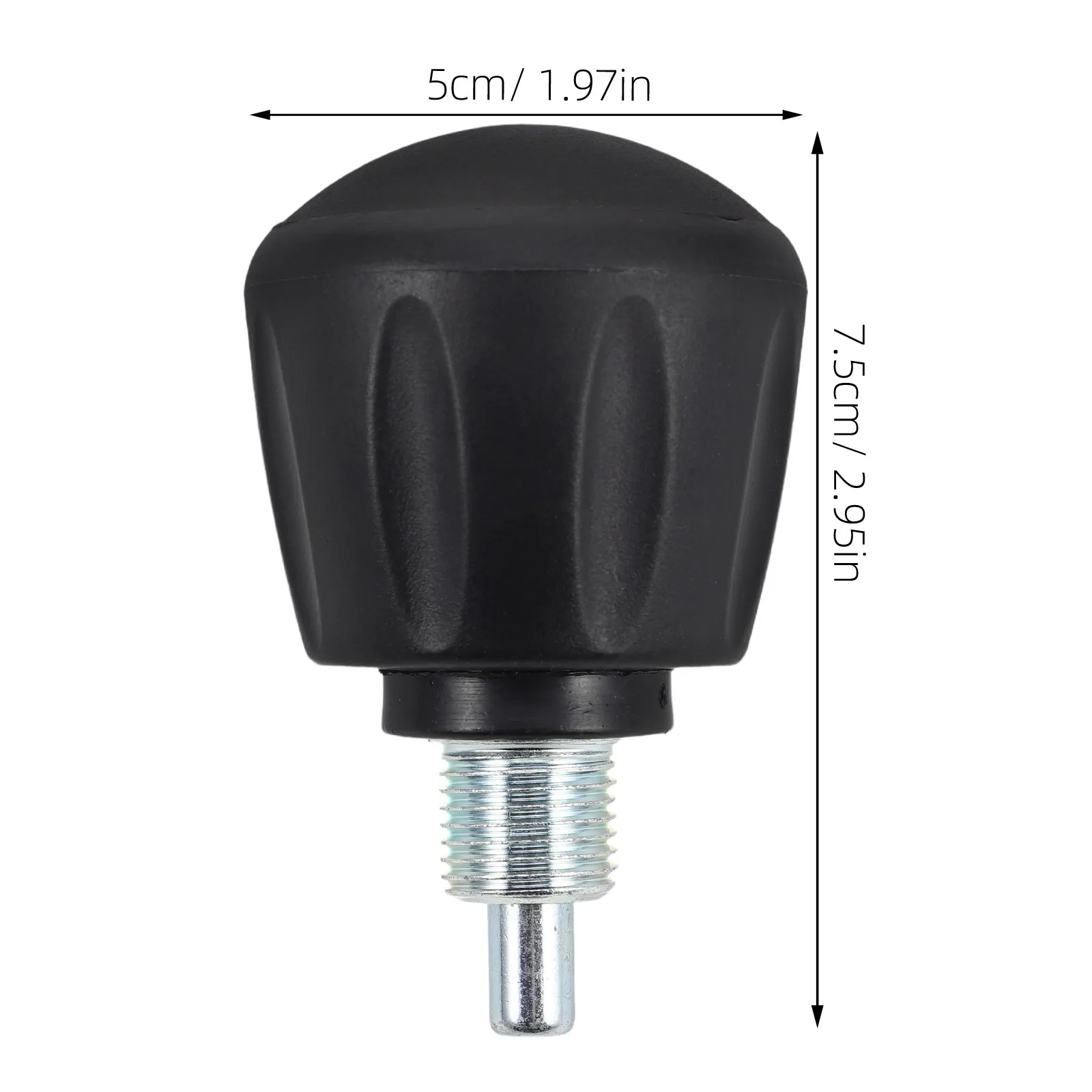 Fitness Equipment Pull Pin Knob M16x1.5 Plastic for Exercise Bikes Replacement Adjustment Knob Elastic Locking Fastener Indoor