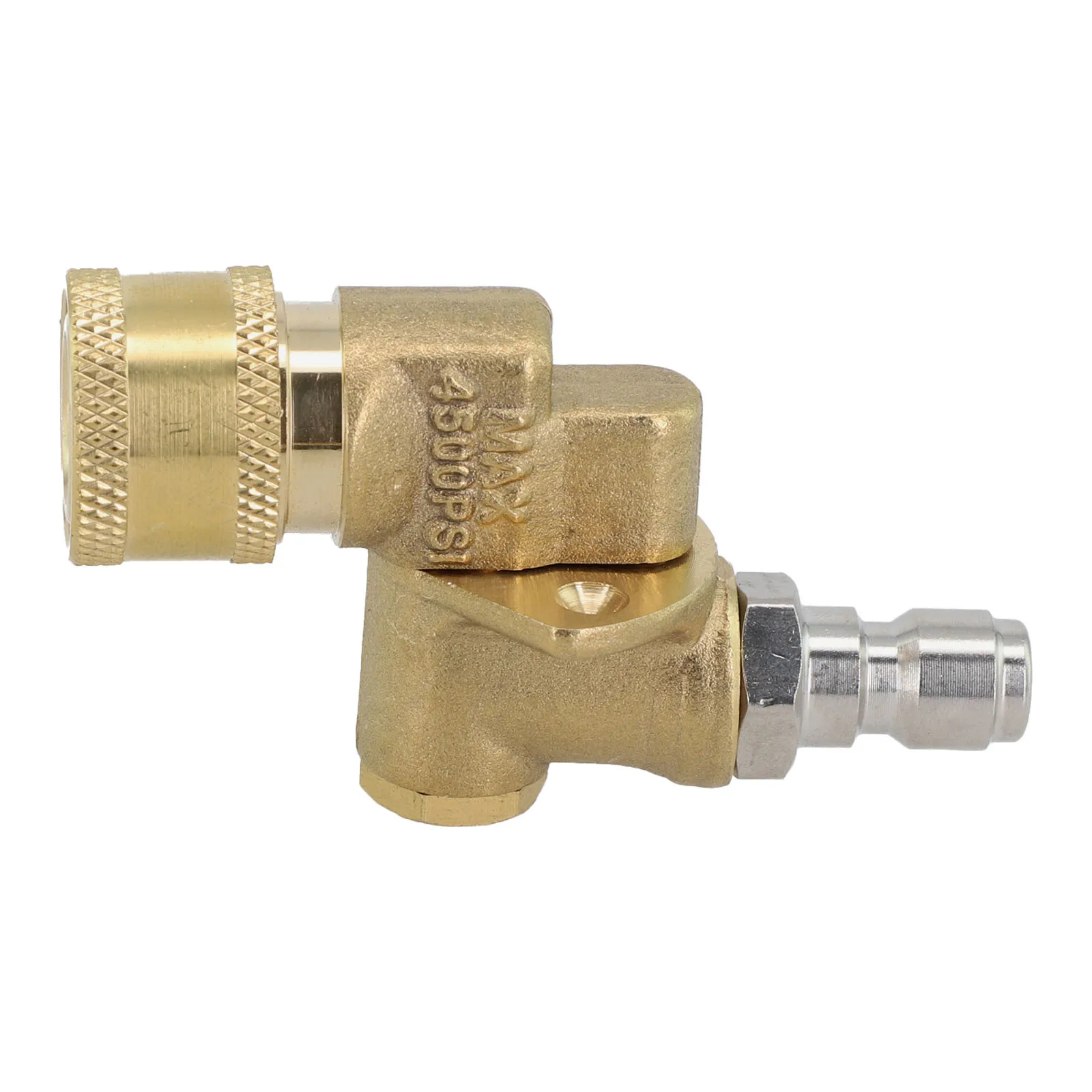 High Pressure Washer Swivel Coupler Quick Connector 180 Degree Adjustable Nozzle Tool for Efficient Appliance Cleaning