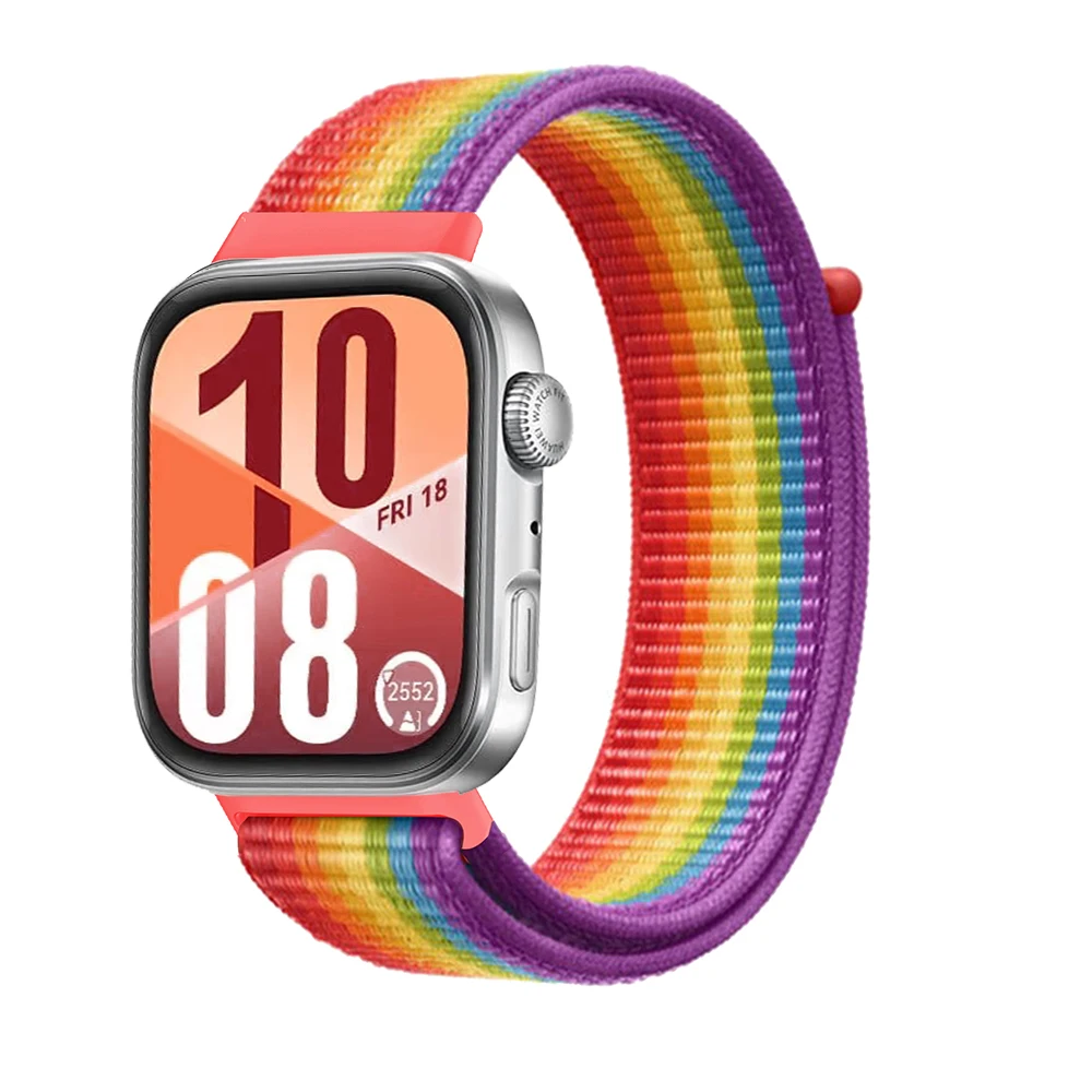 Nylon Loop Bracelet for Huawei Watch Fit 4/4 Pro Strap Smart Watch bracelet Correa for Huawei Watch Fit 3/Fit 4 Breathable Band