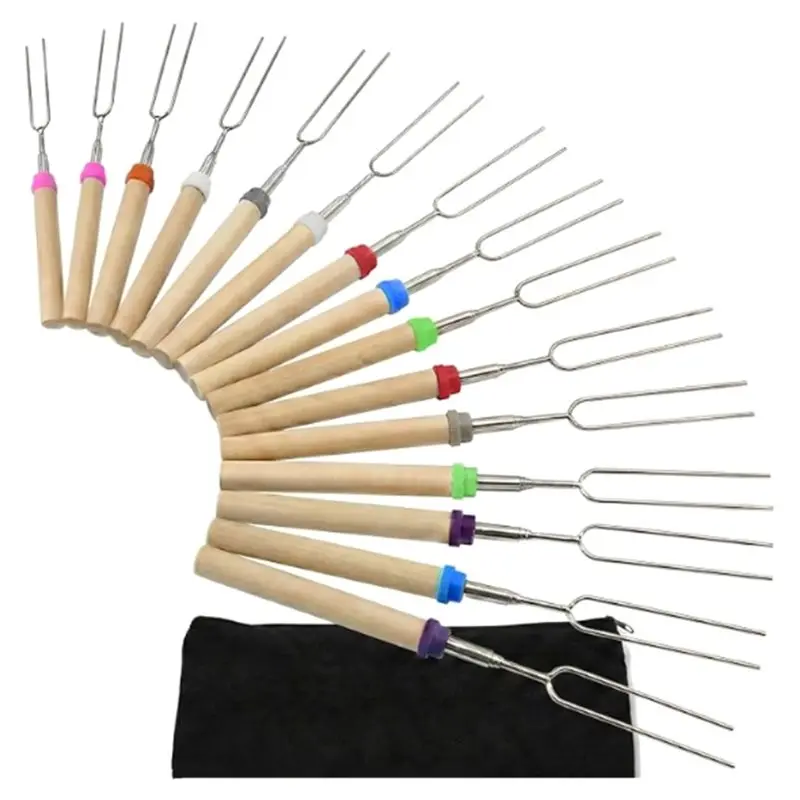-[33A Tvdae] Smores Kit For Fire Pit For Camping Fire Pit Long 32Inch, Smores Sticks Skewers Smores Kit For Fire Pit