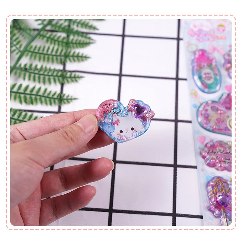 1Sheet Kawaii Cartoon Rabbit Sticker With Fragrant 3D Sticker Cute Bunny Diary Scrapbooking Stationery Ablum Sticker Random Send