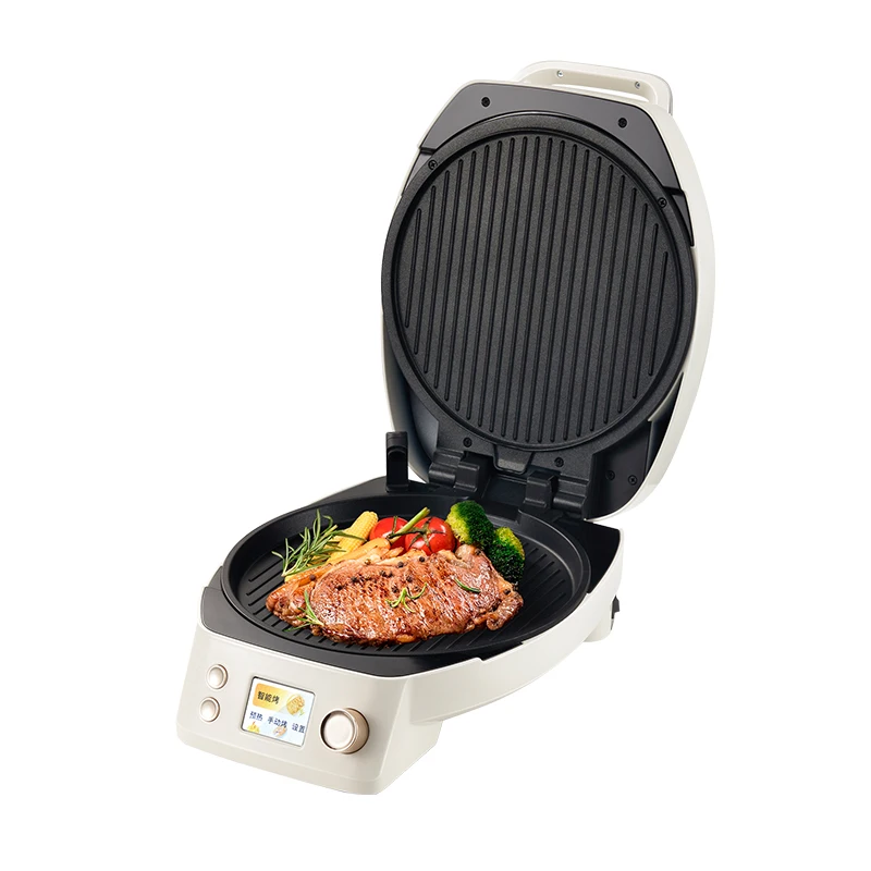 Интеллектуальная автоматическая машина для жарки стейков с подогревом, многофункциональная сковорода для жарки, бытовая маленькая фотография