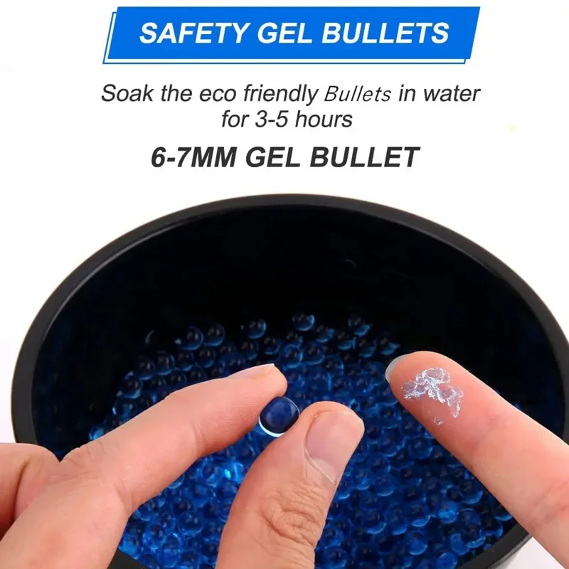 Gel Gun Electric Water Ball Beads Gel Gun Toys Pistol Shooter Weapon CS Fighting Outdoor Game Airsoft Children Fake Gun Toy