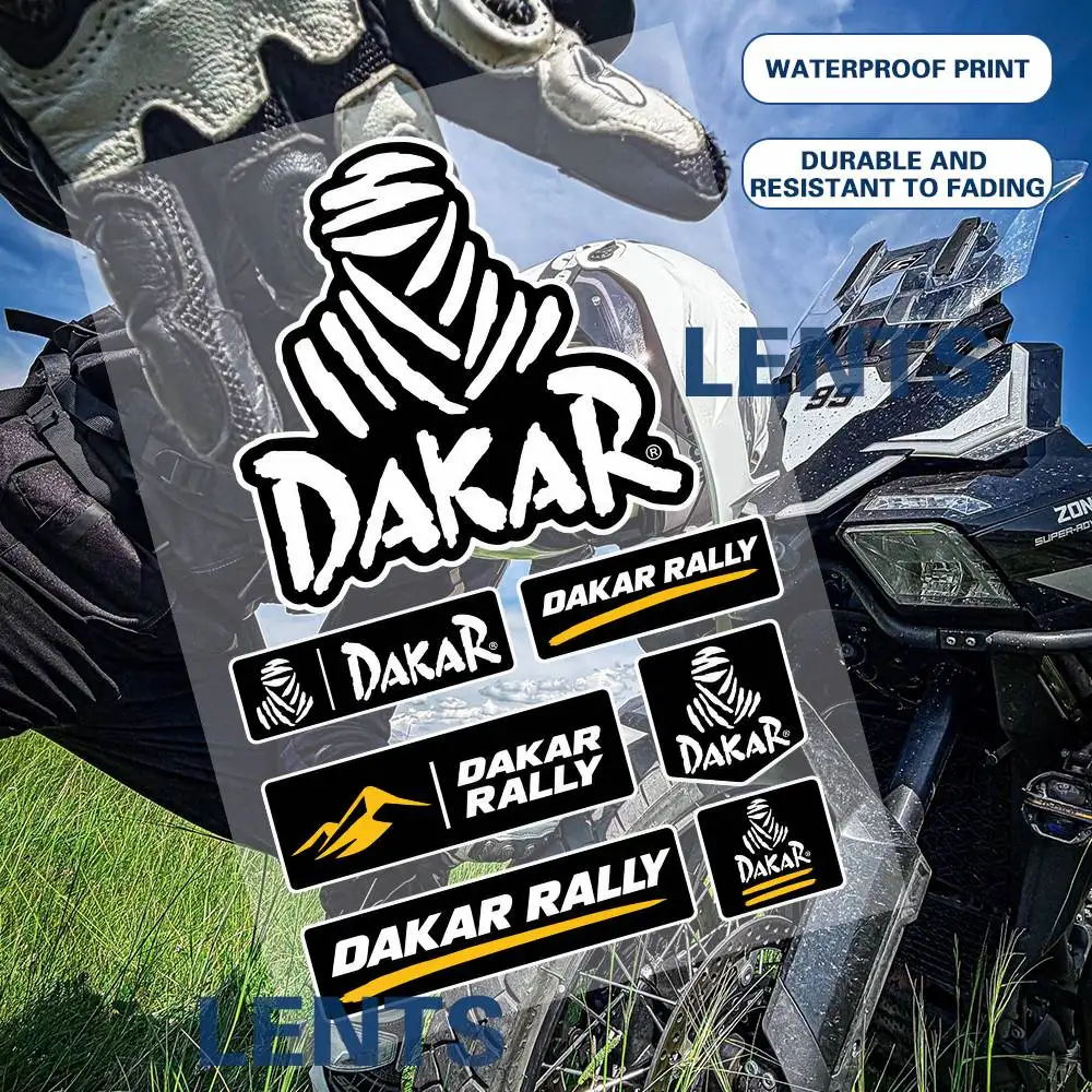 Da-kars- R-al-ly Anime Stickers Set Waterproof Vinyl Decals For Laptop Phone Case Helmet Motorcycle Skateboard Car Luggage