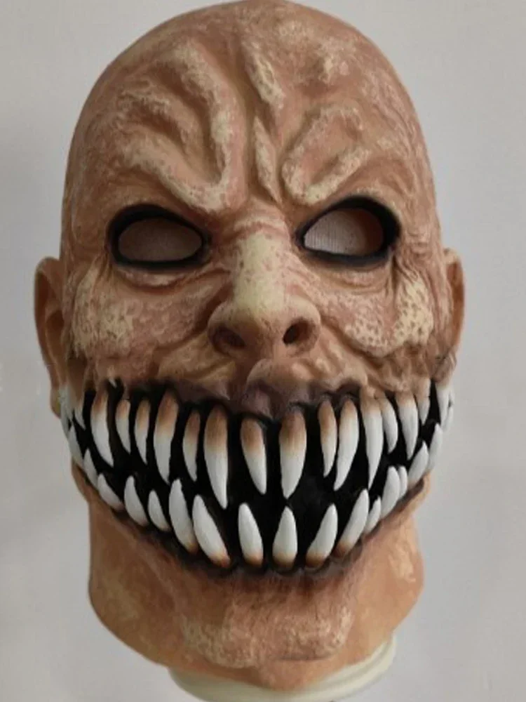Halloween Gruselige Maske Terrifier Clown Latex Maske Horror Club Streich Kopfbedeckung Weihnachten Party Cosplay Kostüm Requisiten Zubehör