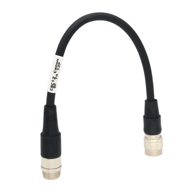 For 8-Pin Female To 12-pin Suitable Camera Lens Control Cable Professional Broadcast Grade Wide-angle Conversion Cable