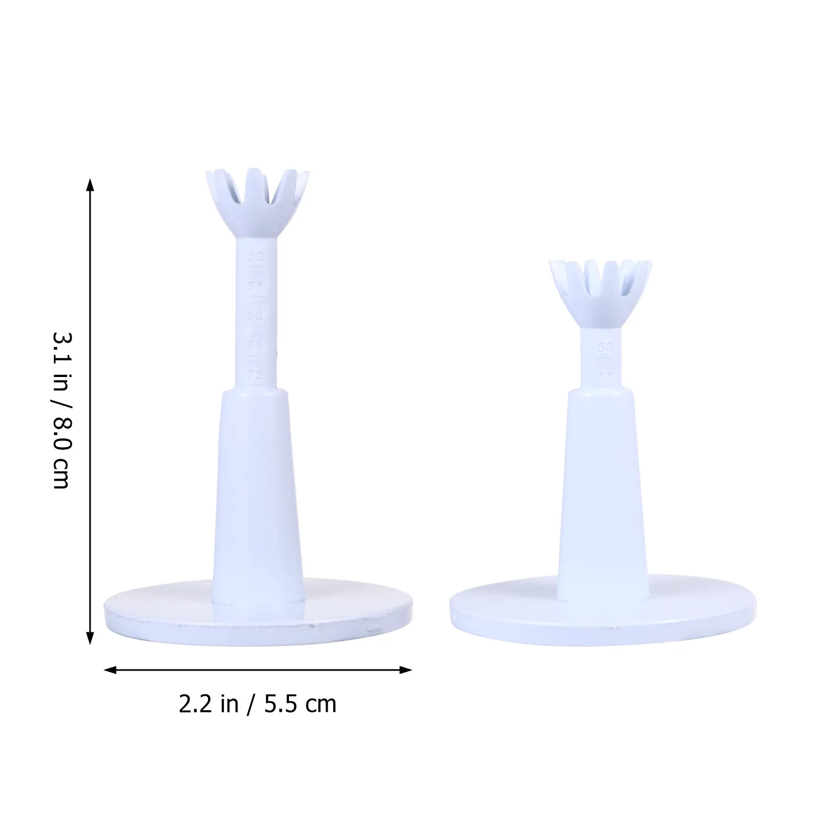2 Pcs Golf Clothes Tea Accessories Equipment Height Adjustable Tee Shirt Tees for Short Golfers Training Golfs Holder