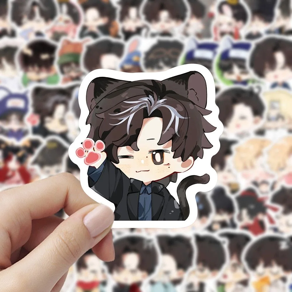 300 adesivi Liu Yuning versione Q, stelle carine dei cartoni animati, note dei conti Instagram, adesivi cosplay