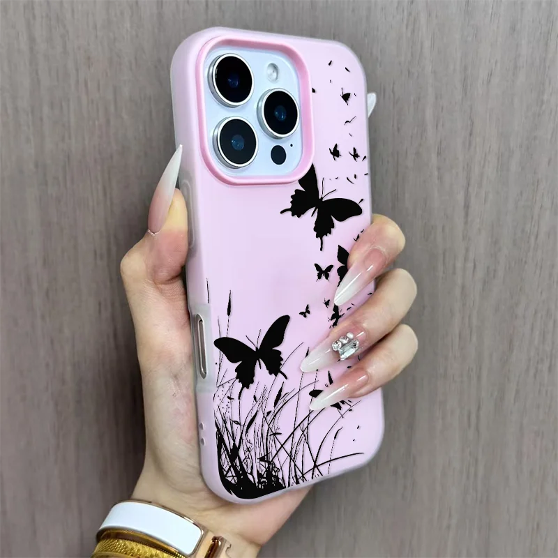 حافظة لهاتف آيفون 17 17air 16 15 Pro Max 16pro 16promax 14 11 13 12 xr xs max