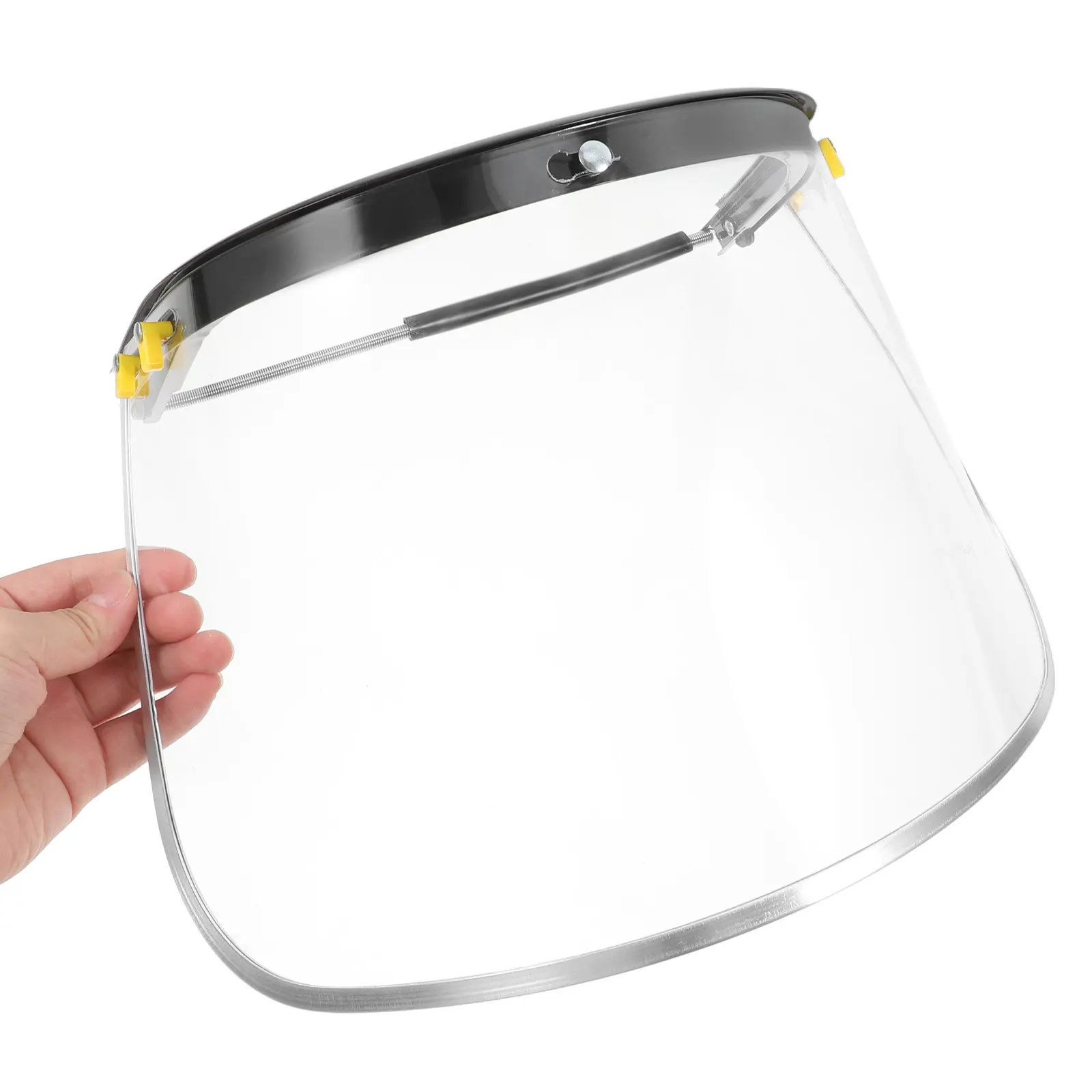 High Temperature Resistant Safety Transparent Heat Insulation Shield Face Protection for Welding Sandblasting