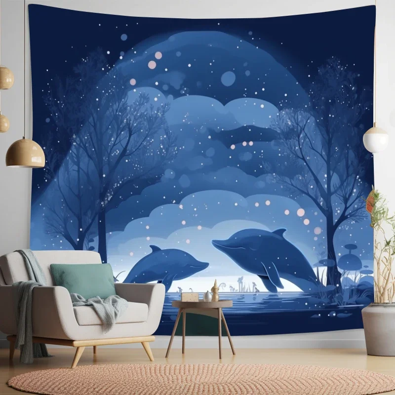 Mystical Nature Polyester Tapestry: A Durable Way To Add A Touch of Magic Let Your Walls Come To Life with Energy and Wonderful