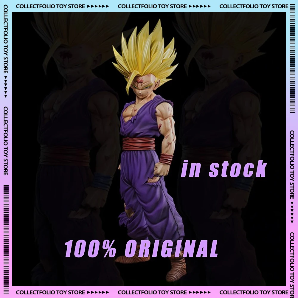

In Stock Dragon Ball Anime Figures Son Gohan Super Saiyan 2 Figurine Figures Pvc Statue Collection Model Desk Ornament Toy Gifts