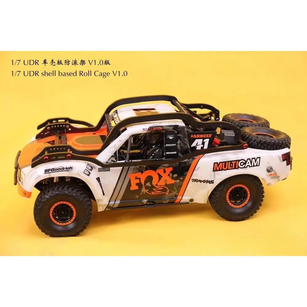 RC Car Upgrade Parts Custom Roll Cage For Traxxas UDR Reinforced Protection Frame 1/7 DIY Modified Accessory Off-road Decoration