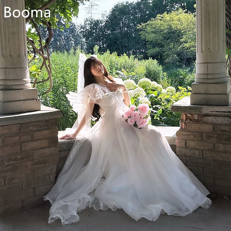 

Booma Elegant A-Line Evening Dresses Organza Formal Party Gowns for Women Pleat Long Floor-Length Prom Gown Customize 2025