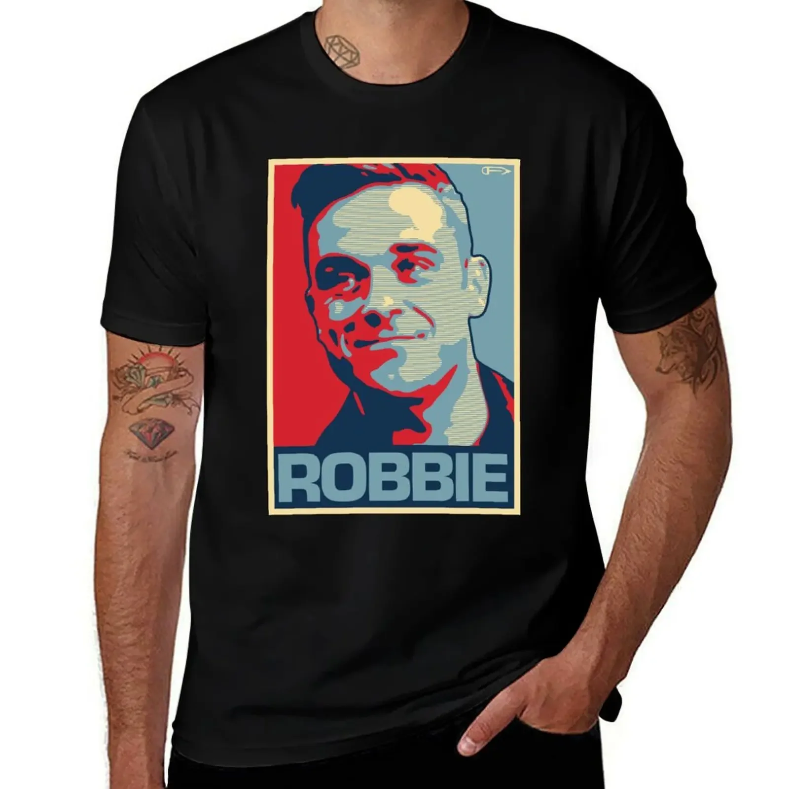 

Robbie T-Shirt Aesthetic clothing vintage korean fashion customizeds Men's cotton t-shirt