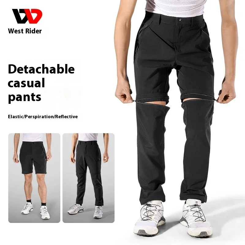 

West Rider Motorcycle Pants Men'S And Women'S Outdoor Casual Detachable Shorts Nylon Lightweight Breathable Comfortable Pants