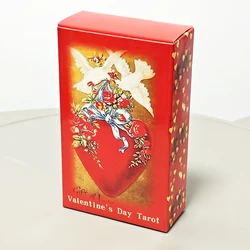 78 Pcs Cards Valentine's Day Tarot Deck 10.3*6cm Vintage Love Illustrations Based on Rider Waite System