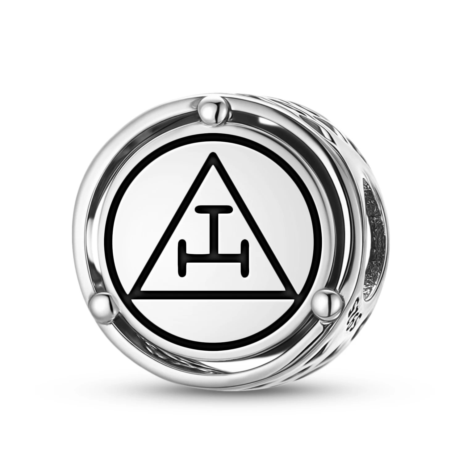 925 Sterling Silver Freemasonry The Royal Arch Charm Fit Original Bracelet Diy Jewelry Accessories Family Bead