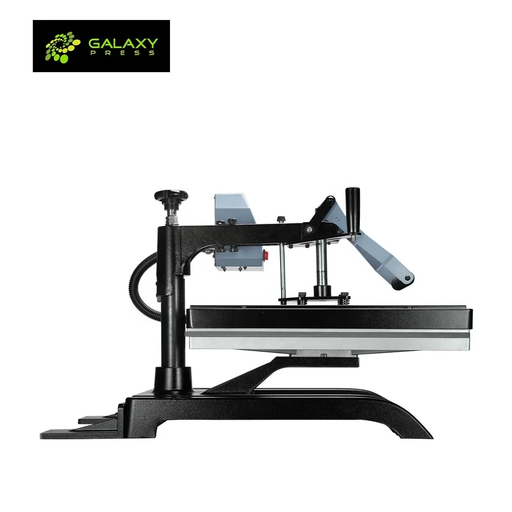 Galaxy Wholesale Sublimation Heat Press Machine 16X20 Swing Light Ramlock Manual Transfer Dtf Heat Press For  T-Shirt Clothes