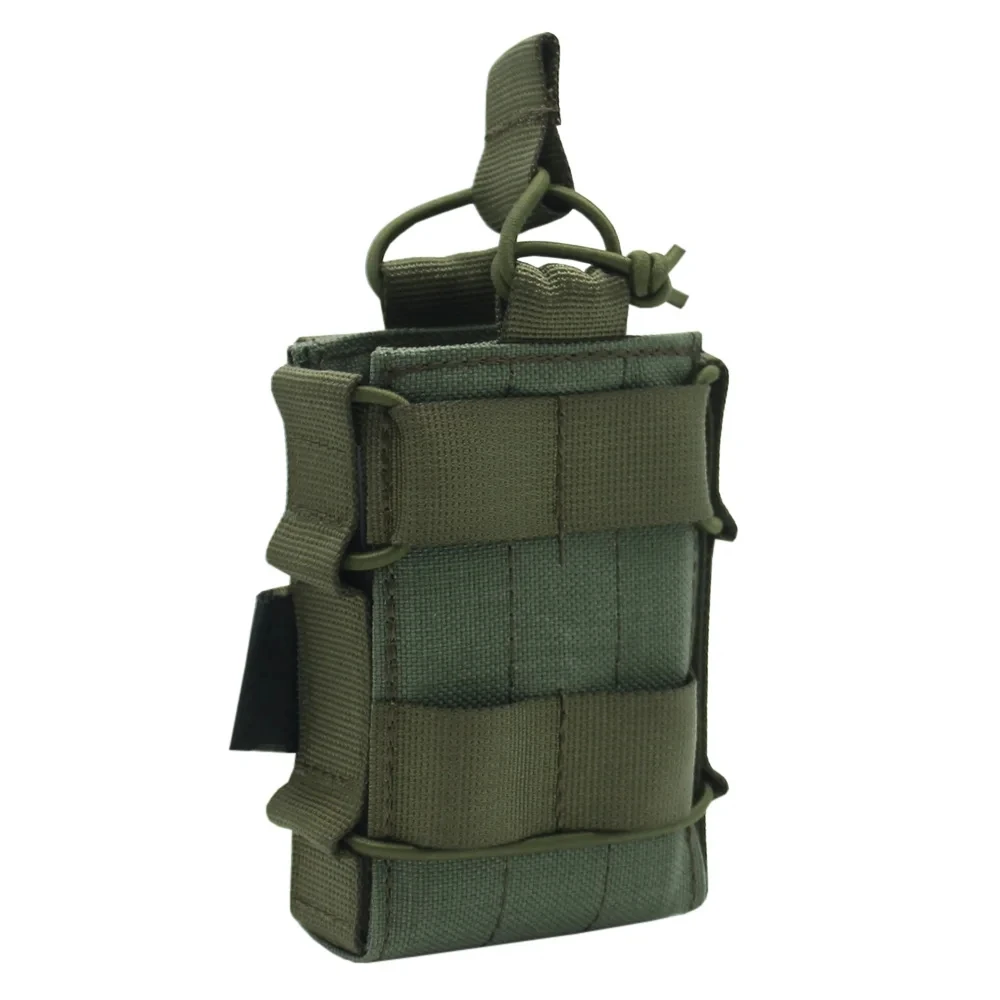 VULPO Tactical Rifle 5.56 Magazine Pouch Hunting Airsoft Mag Pouch M4 M16 AK Molle Single Mag Pouch