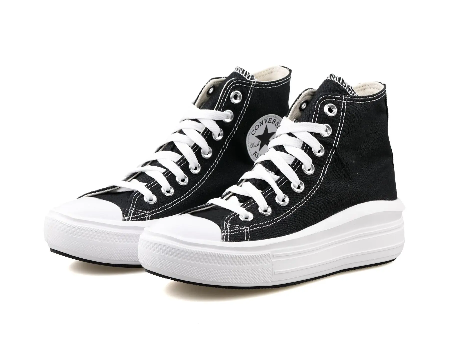 Original Converse women\'s Sports Shoes Casual Sneakers Sports Casual Walking Shoes Light and Durable Ctas Move Hi