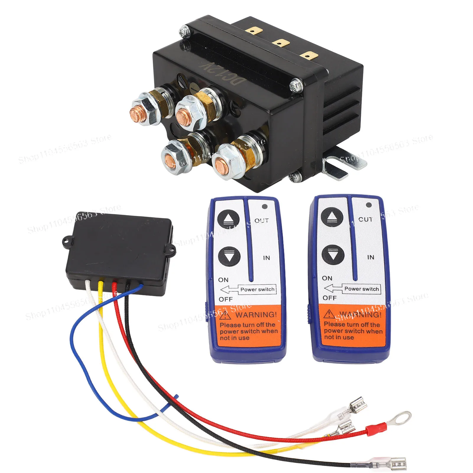 

Контактор реле лебедки 12 В 500 А Водонепроницаемое промышленное реле лебедки Простое в установке низкое энергопотребление для снегохода