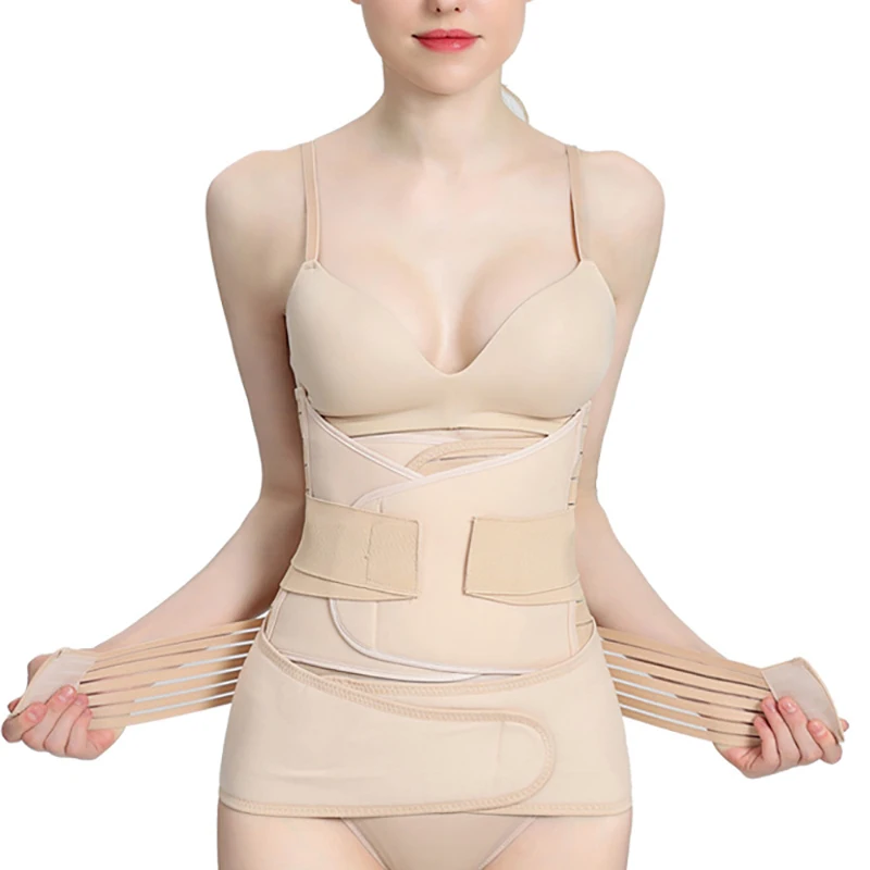

3в1 послеродовой пояс для беременных, тренажер для талии, корректирующее белье, трусики с контролем живота, корсет для похудения, женское нижнее белье, пояс для похудения