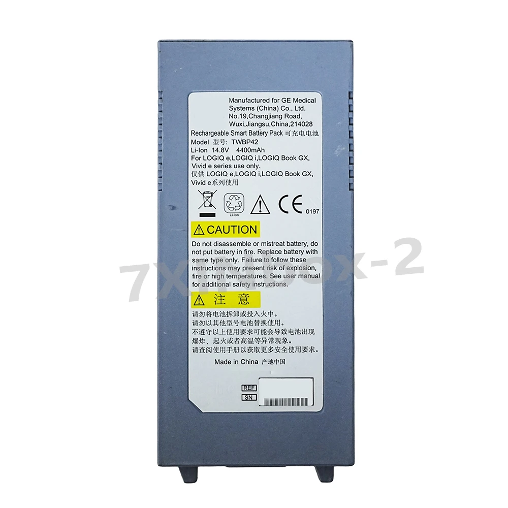 TWBP42 14.8V 4400mAh Replacement Battery For GE LOGIQ e LOGIQ i LOGIQ Book GX Vivid e Ultrasound