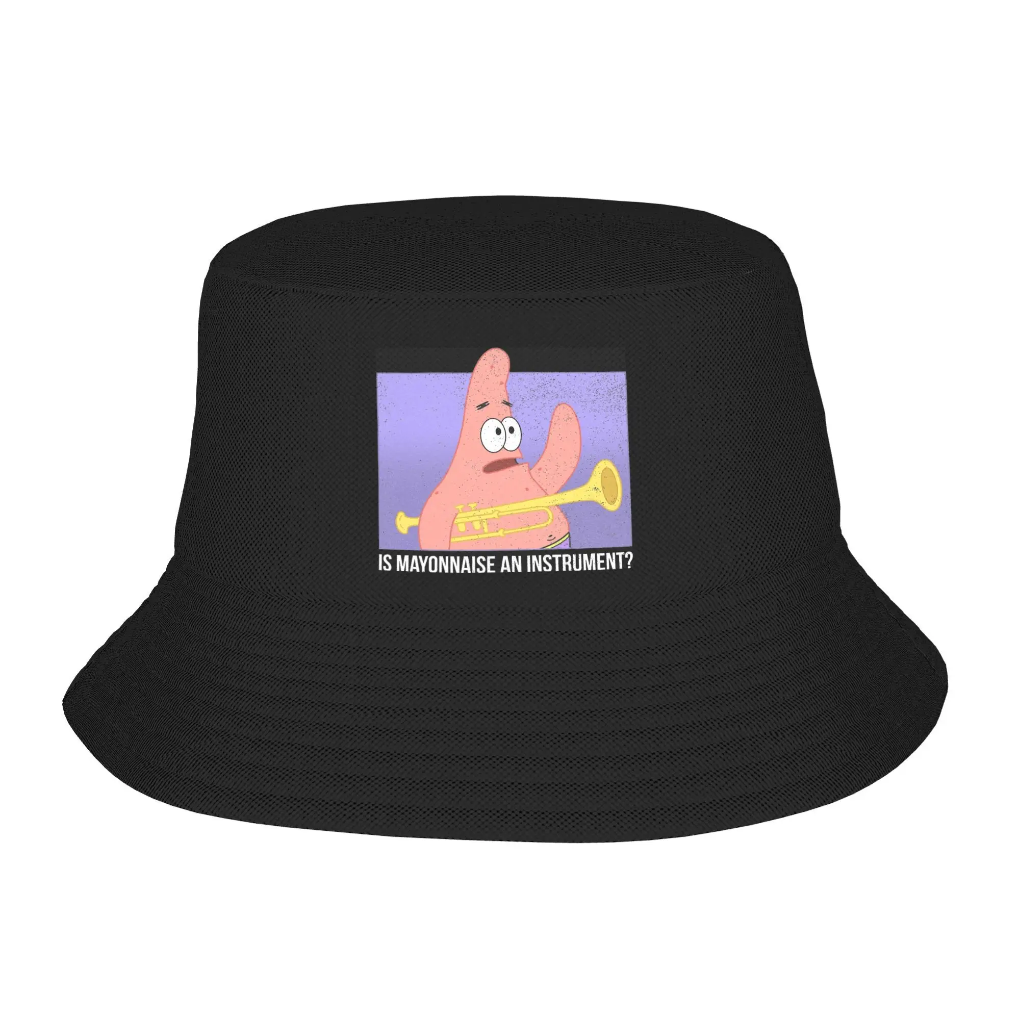 Men Women Spongebobs Bucket Hat meme Portable Fisherman Hats Summer Casual Beach Travel Caps Outdoor Graphic Sun Hat