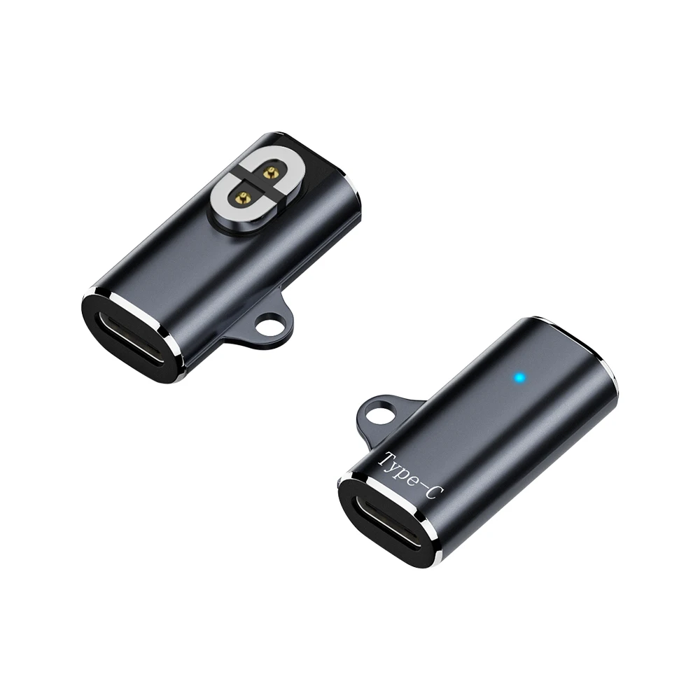 Magnetic Charger Bone Conduction Bluetooth compatible Headphone Charging Adapter 90 Degree Bent Headphone Type-C Connector