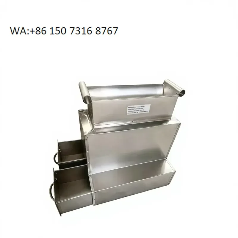 Riffle Divider Open/Closed for Coal/Mineral Ore Sample Division Kit for Lab 3mm 5mm 7.5mm Stainless Steel Splitter