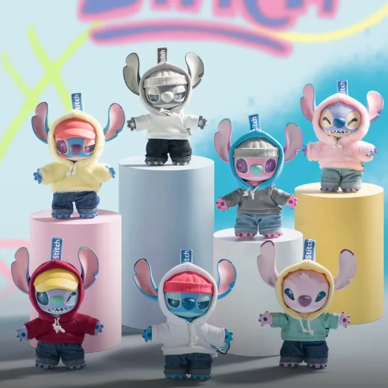 

Genz Street Series Vinyl Pendant Anime Figure Blind Box Mystery Room Decoration Genuine Stitch Custom Gift for Kids Collection