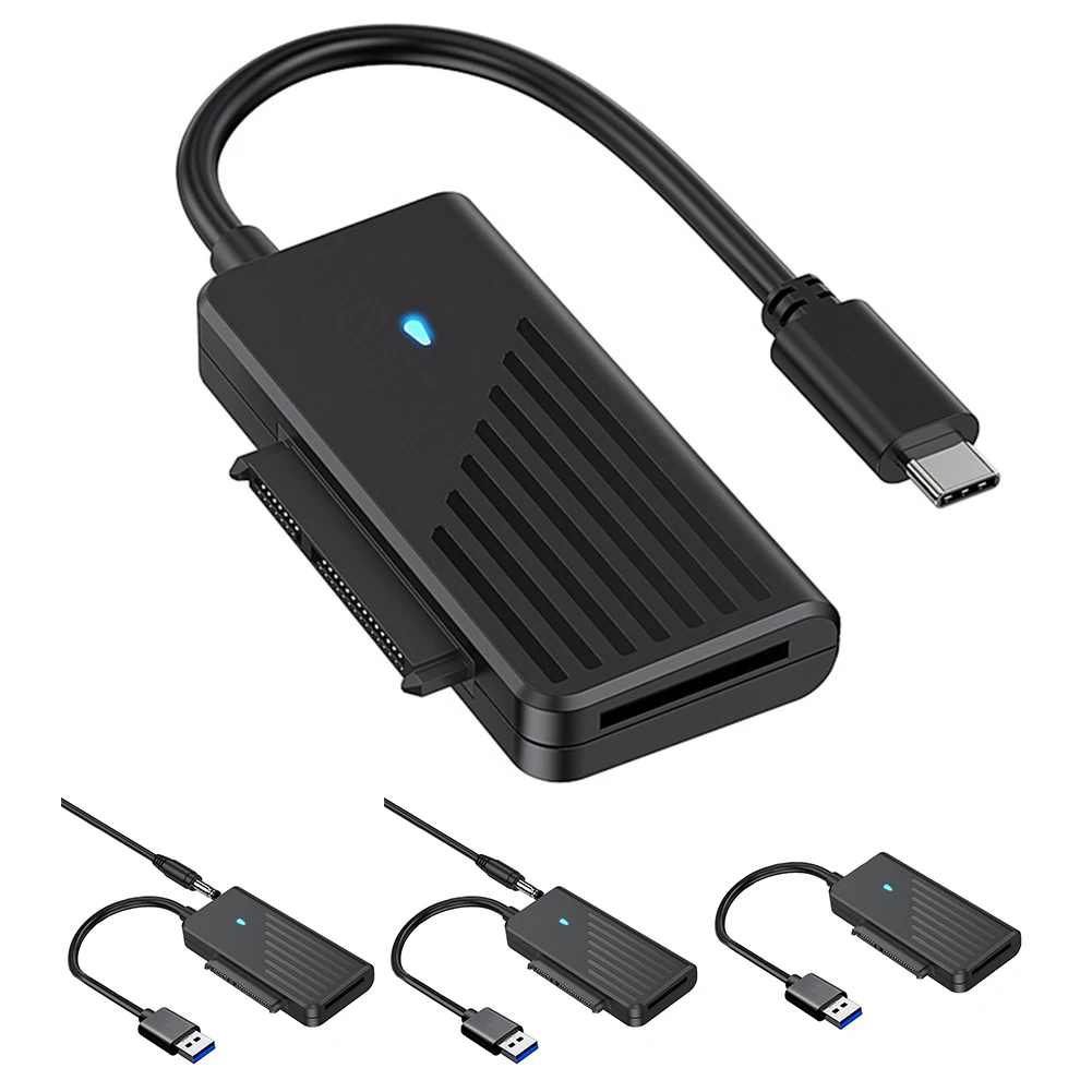 

Адаптер SATA-USB3.0 5 Гбит/с 2,5/3,5 дюйма Адаптер USB-SATA SSD Адаптер жесткого диска M.2 NGFF Твердотельный конвертер для портативных ПК
