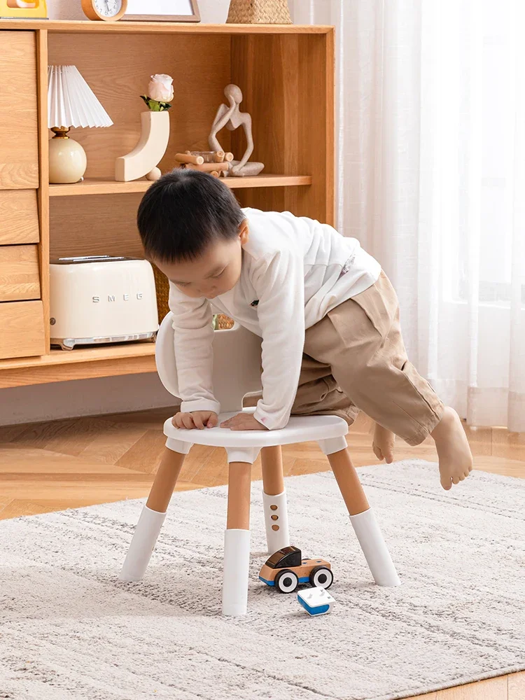 الجملة مخصص الخشب الصلب قابل للتعديل طاولة الدراسة الخشبية وكرسي مجموعة للأطفال #6