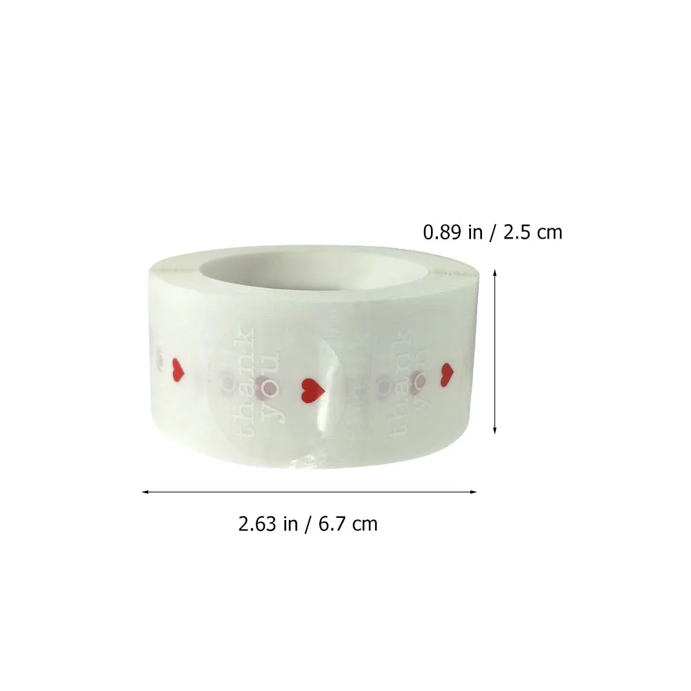 

2 Rolls Thank You Label Stickers Copper Plate Sealing Gifts Packaging Notes Greeting Cards Flower Parcels Practical