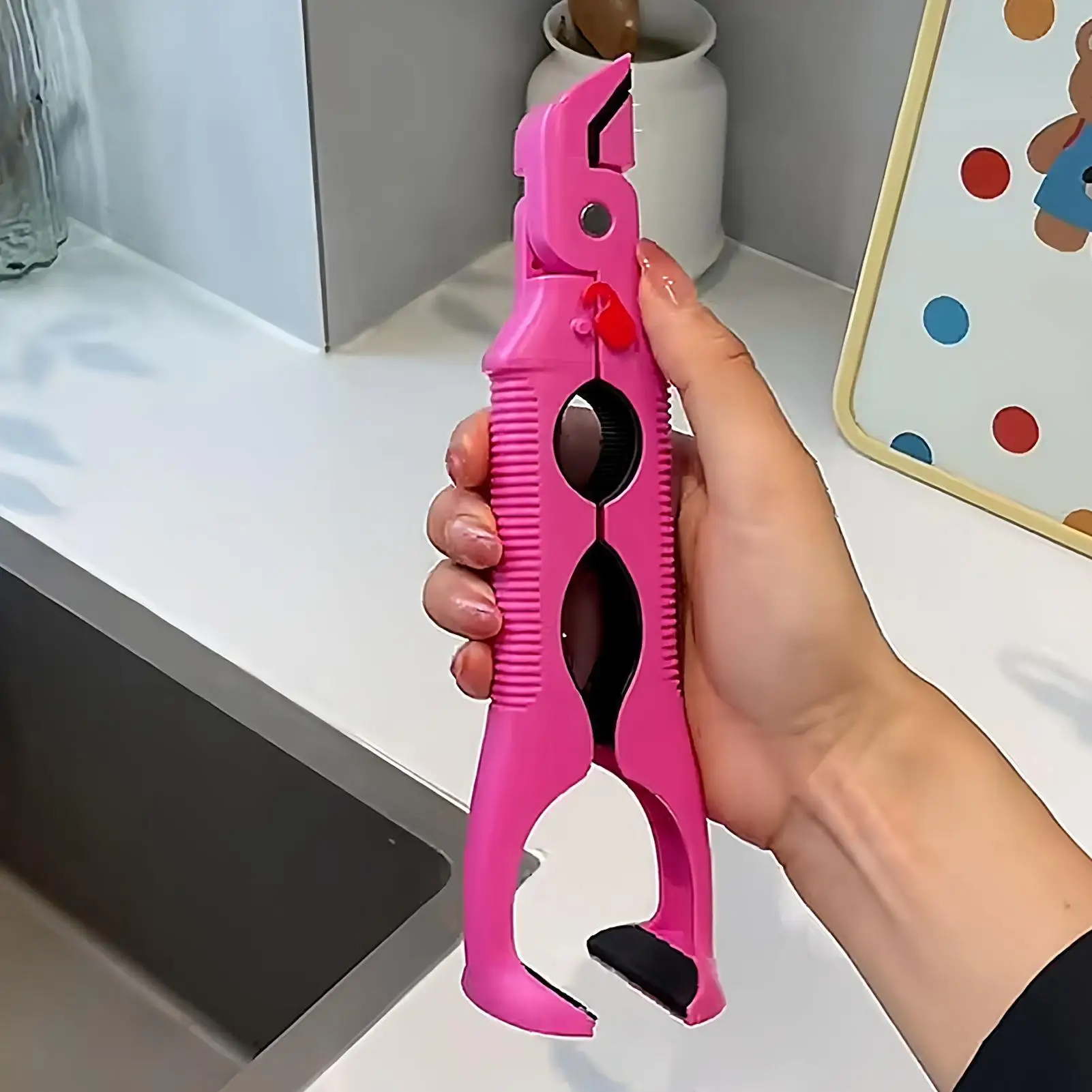 ที่คีบชามกันความร้อนอเนกประสงค์ ที่จับจานชามร้อน สำหรับเตาไมโครเวฟ เตาครัว และเตาย่าง