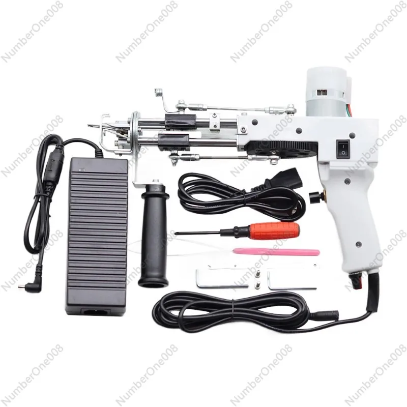 

2 In 1 Electric Carpet Tufting Gun Starter Kit Hand Gun Carpet Weaving Flocking Machines HOT DIY Hand Tools