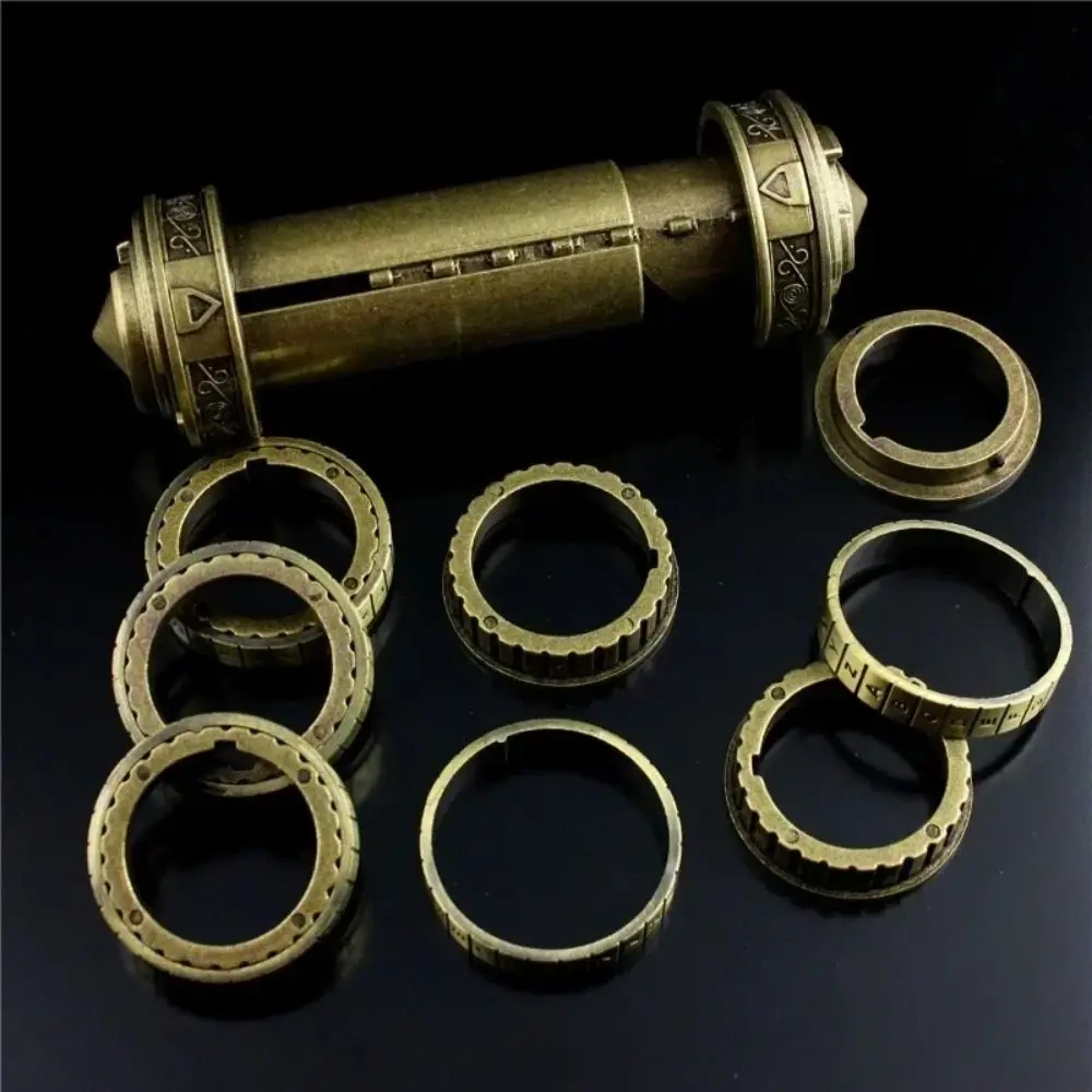 Exquisitely Crafted Cipher Puzzle Lock Tube Premium Safe Material Smooth Surface Creative Puzzle Lock Stylish Delicate