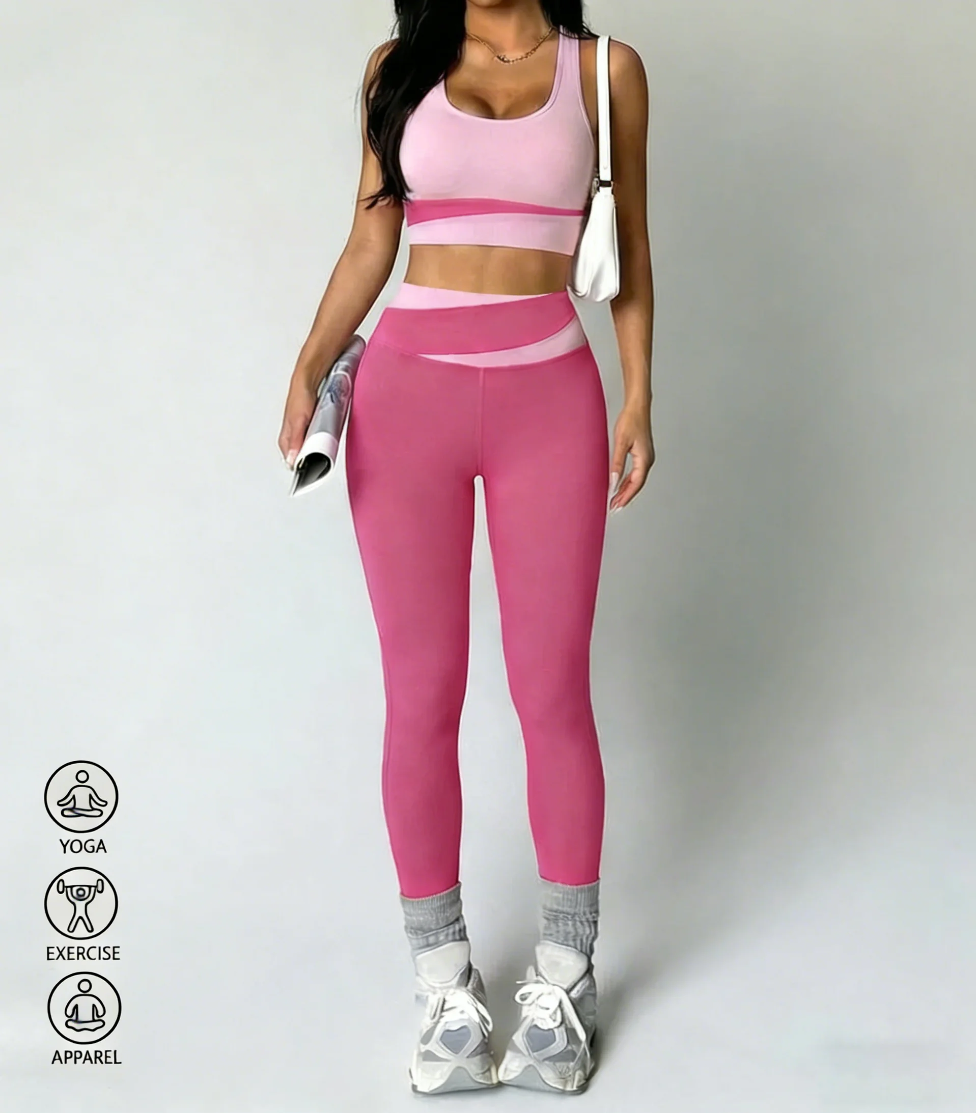 

Women Yoga Set Clothing Sexy Sports Bra Sport Suit High Waist breathable Leggings Athletic Gym Set Workout Outfits Sportswear