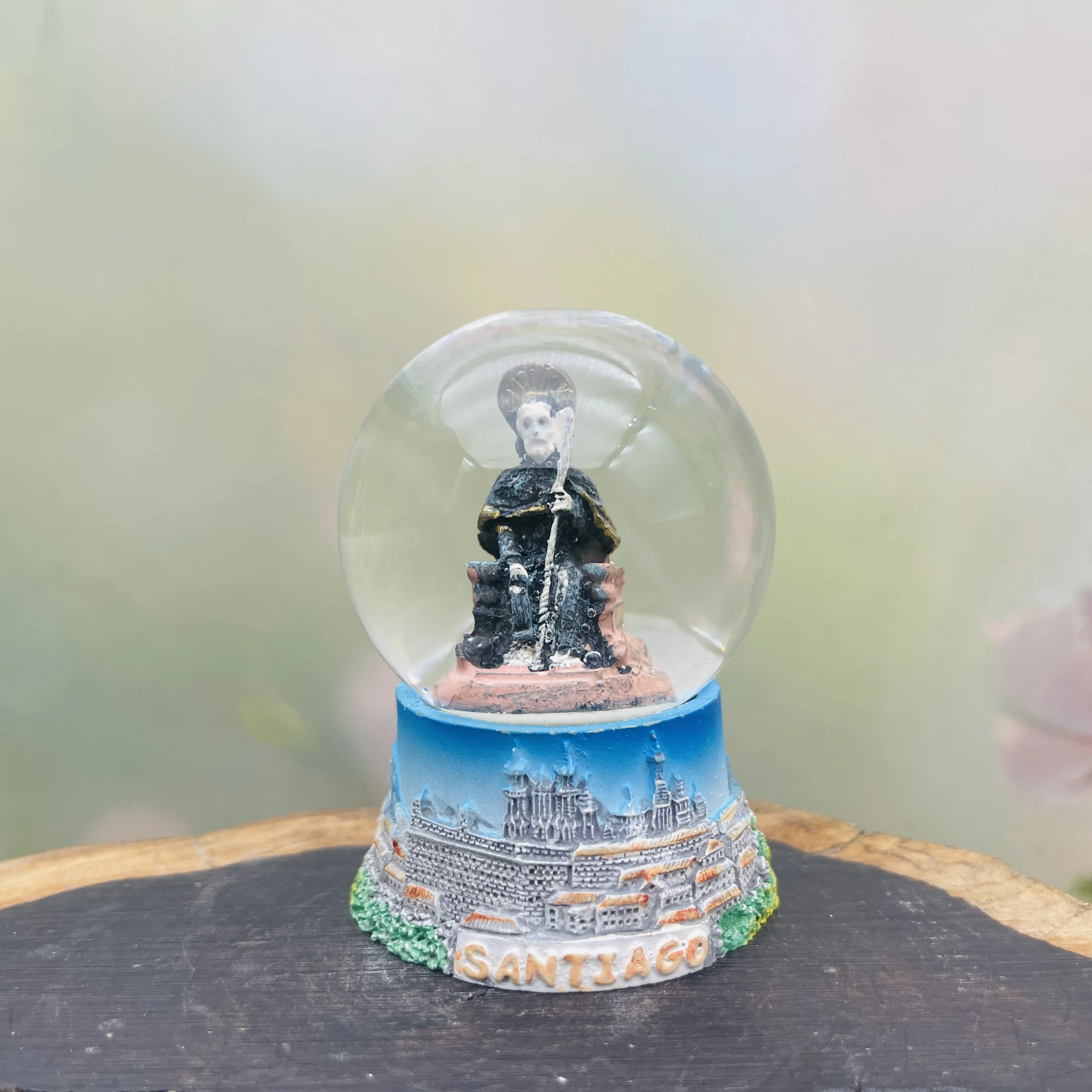 World Famous City Snow Globe Resin Souvenir Crystal Ball Budapest Taj Mahal Miniature Home Decor Travel Gift