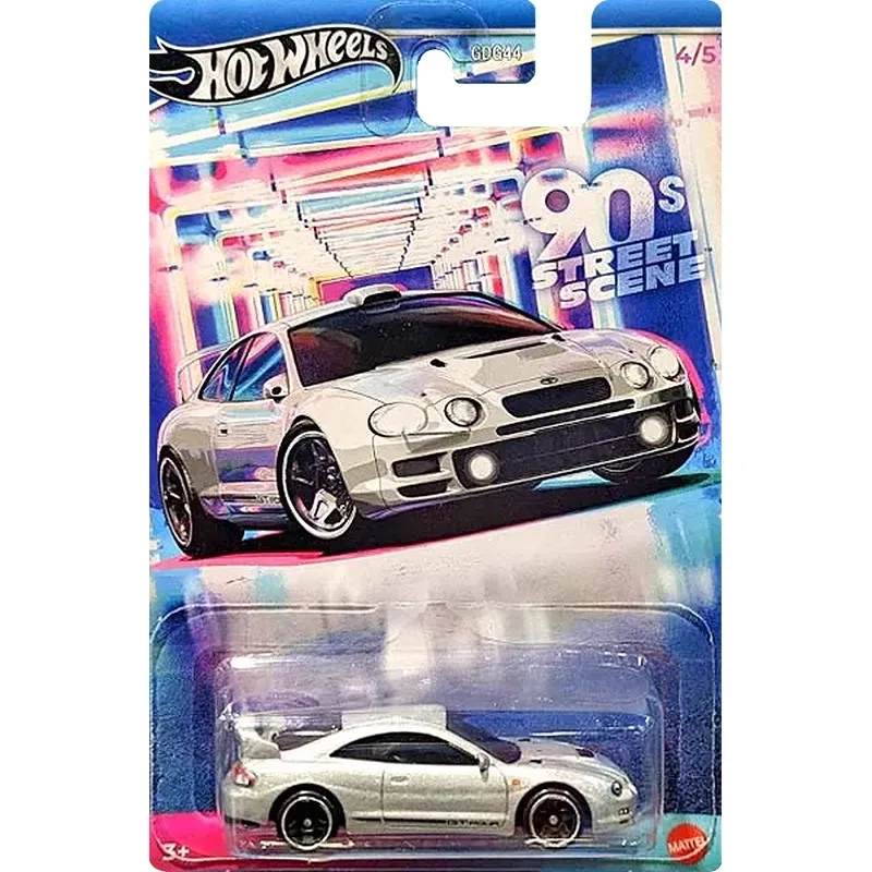 Hot Wheels-Modèle de voiture de scène de rue des années 90, Nissan 1/64 sx type x hmoelle civic EG Mitsubishi Lancer, collection de voitures, cadeau pour garçon, 180